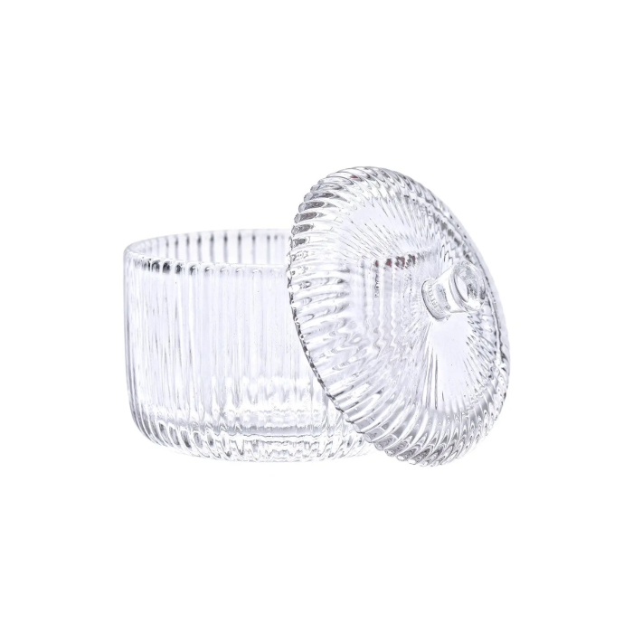 Almina Elisa Glasschale mit Deckel