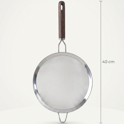 Acar Elitecraft Akasya Ahşap Süzgeç, 18 cm