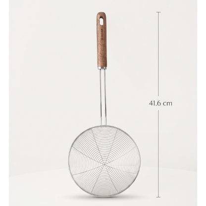 Acar Elitecraft Akasya Ahşap Süzgeç, 16 cm