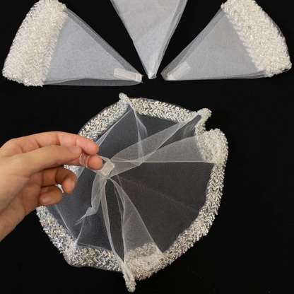 Gelin Halay Mendil – Braut Tanztuch mit Paillettenrand