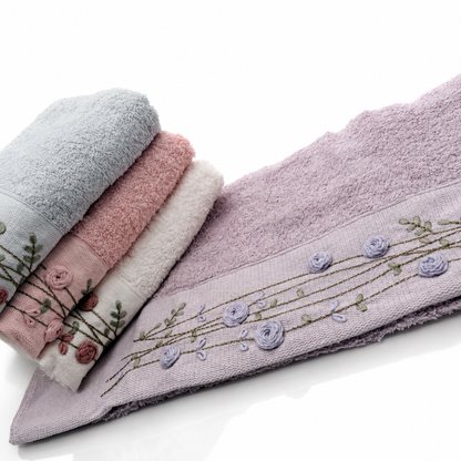 Ipekçe Gül Havlu Seti – Handtuch Set