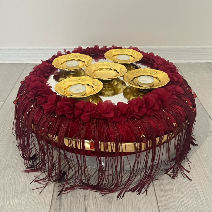 Kına Sepet ve Tepsı Takımı - Henna Korb und Tablett Set