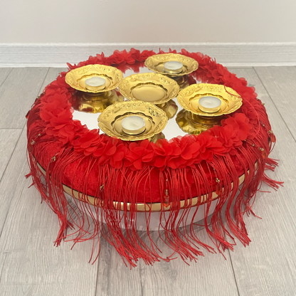 Kına Sepet ve Tepsı Takımı - Henna Korb und Tablett Set