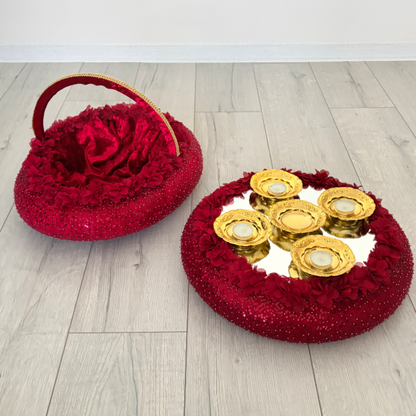 Kına Sepet ve Tepsı Takımı - Henna Korb und Tablett Set