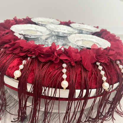 Kına Sepet ve Tepsı Takımı - Henna Korb und Tablett Set