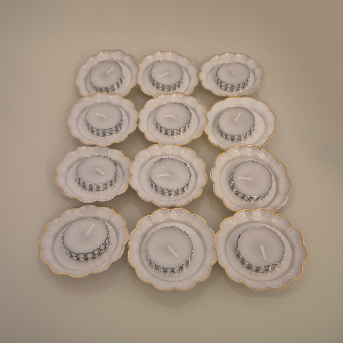 Kına Mumu – Henna Kerzen, Weiß