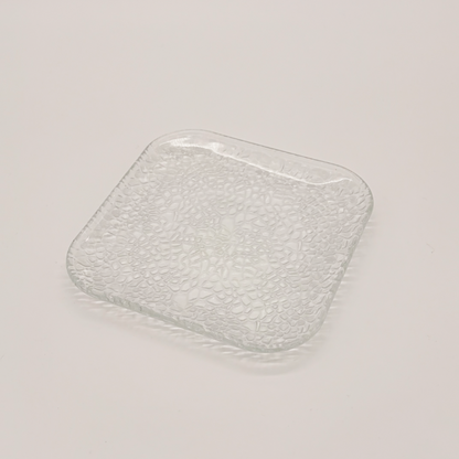 Glas Kuchenteller, 6 Stück