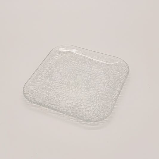 Glas Kuchenteller, 6 Stück