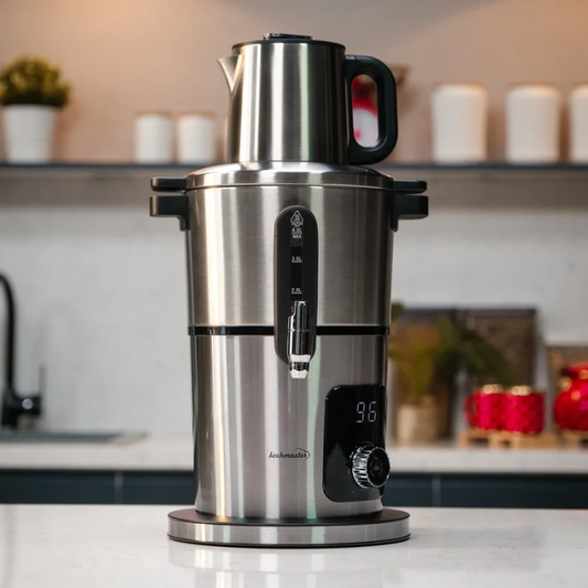 Kochmaster Aura Edelstahl Samowar, 4L