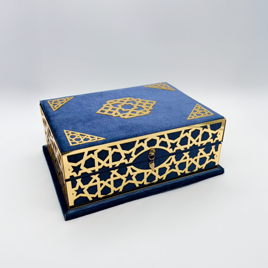 Koran Geschenkset in dekorativer Samttruhe