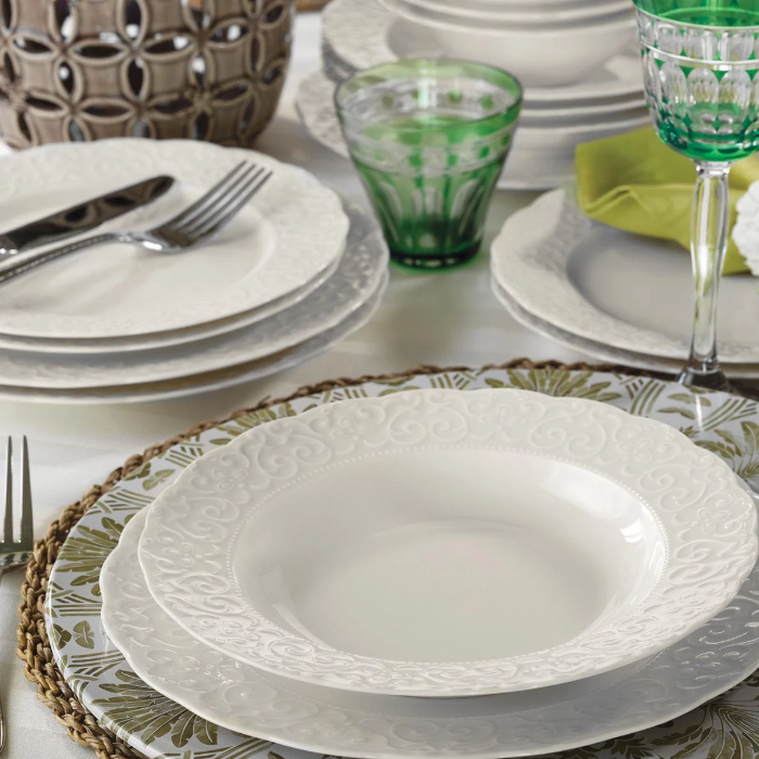 Kütahya Porselen Bone Irem Porzellan-Tafelservice für 6 Personen