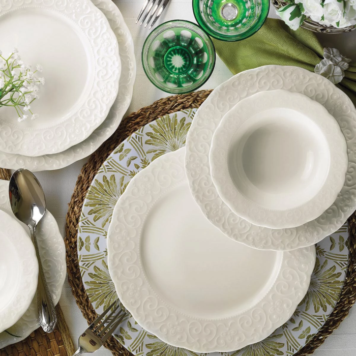 Kütahya Porselen Bone Irem Porzellan-Tafelservice für 6 Personen