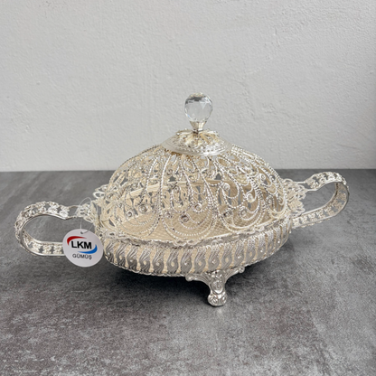 LKM Silber Gondel Zuckerschale mit Deckel