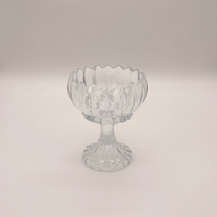 Lotus Glas Eis-Schalenset für 6 Personen