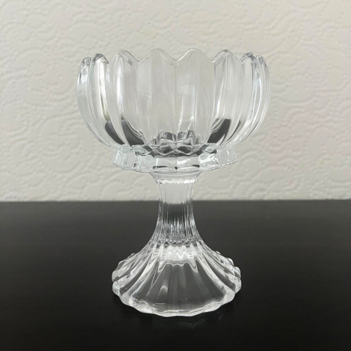 Lotus Glas Eis-Schalenset für 6 Personen