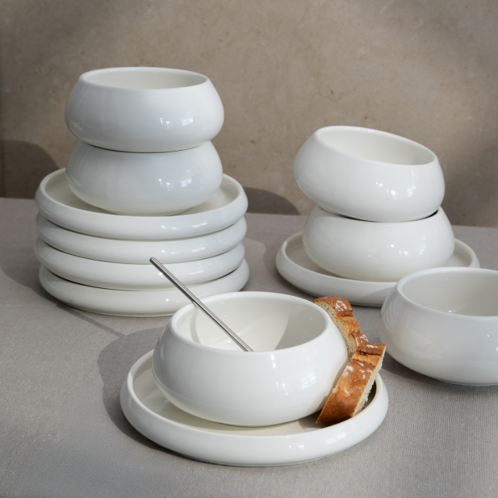 Mulex Moon Porzellan-Tafelservice für 6 Personen