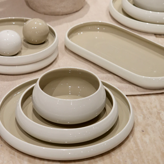 Mulex Moon Duo Porzellan-Tafelservice für 6 Personen