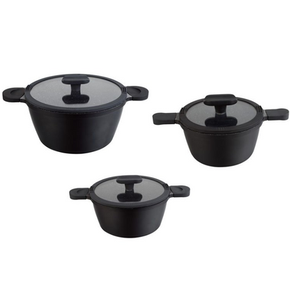 Mulex Blackline Happiness 7-teiliges Topfset