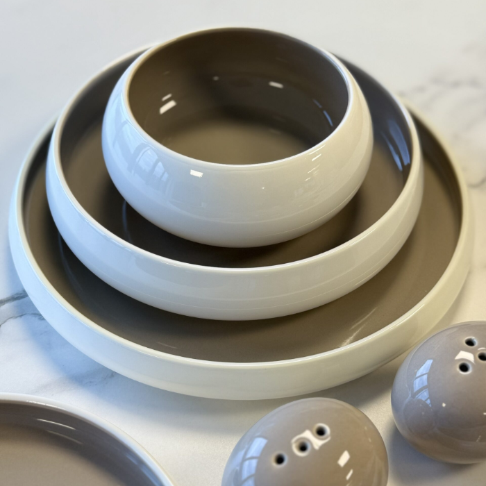 Mulex Moon Duo Porzellan-Tafelservice für 6 Personen