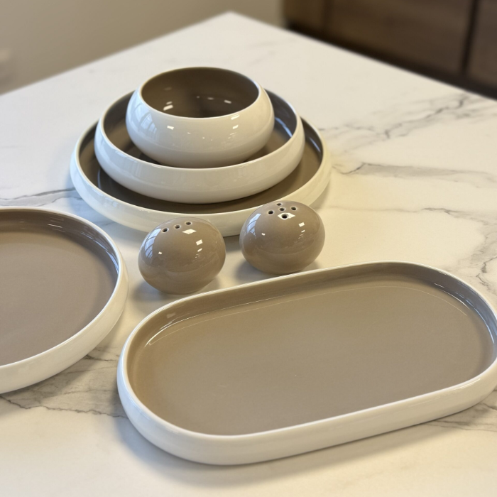 Mulex Moon Duo Porzellan-Tafelservice für 6 Personen