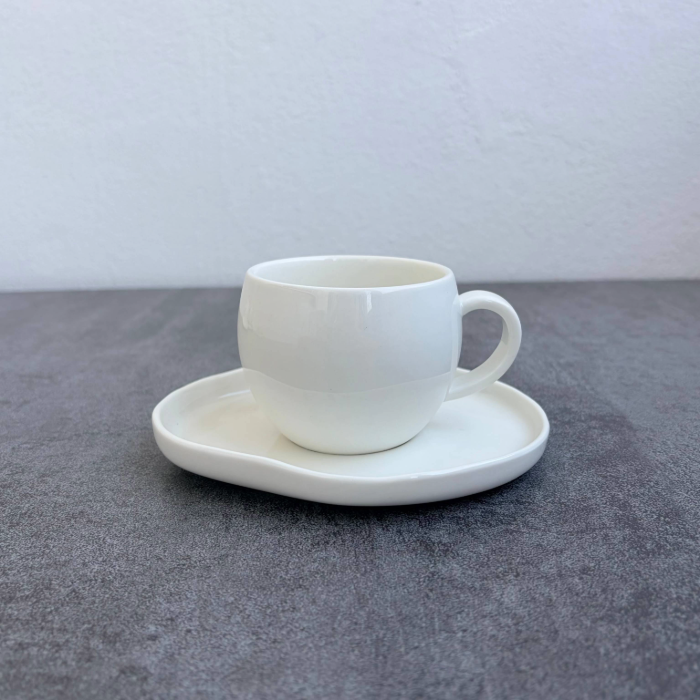 New Moon White Kaffeetassen Set, 300ml