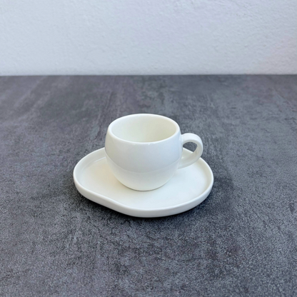 New Moon White Mokkatassen Set, 90ml