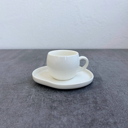 New Moon White Mokkatassen Set, 90ml