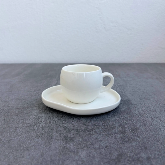 New Moon White Mokkatassen Set, 90ml