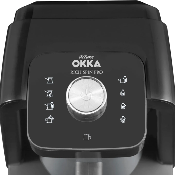 Arzum Okka Rich Spin Pro Elektrischer Mokkakocher, Chrome