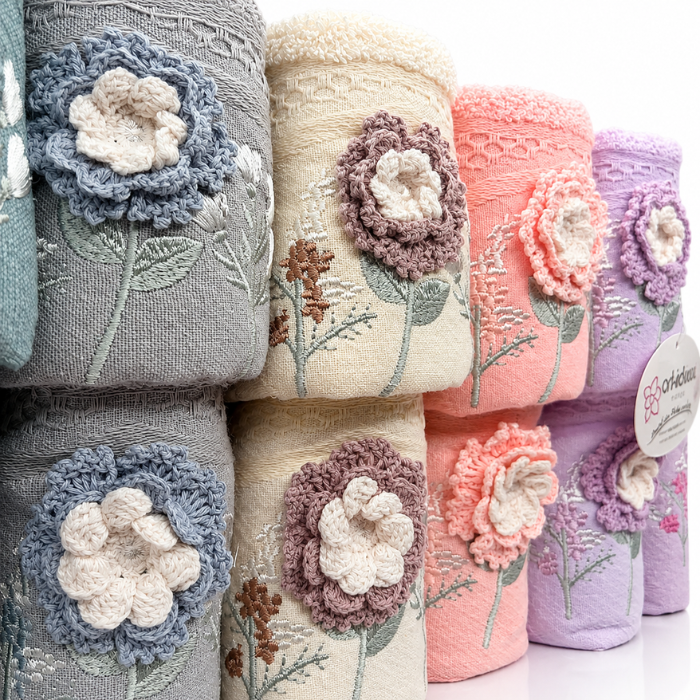 Orkidem Havlu Seti – Handtuch Kombi Set, 12-teilig