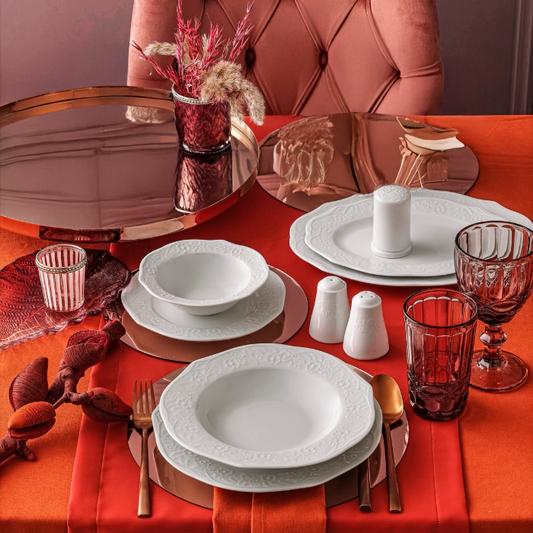 Güral Porselen Ottoman Porzellan-Tafelservice für 12 Personen