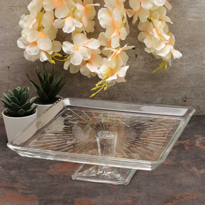 Pasabahce Madlen Servierteller mit Fuß