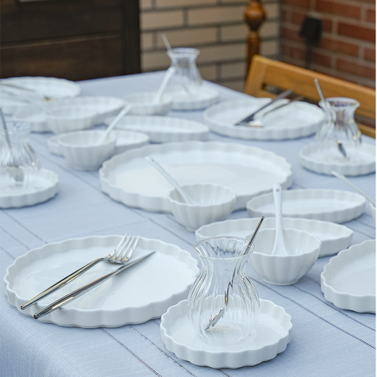 Acar Passion Vesper Porzellan Frühstücksset für 6 Personen