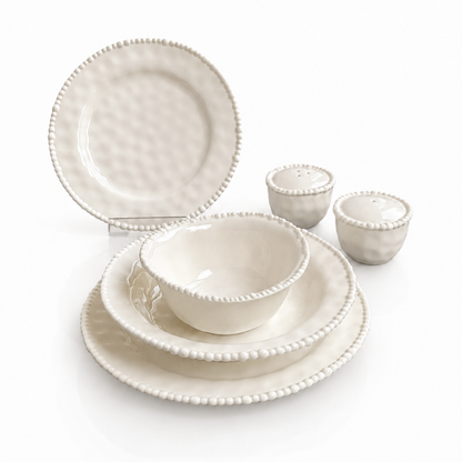 Pearls Porzellan-Tafelservice für 6 Person
