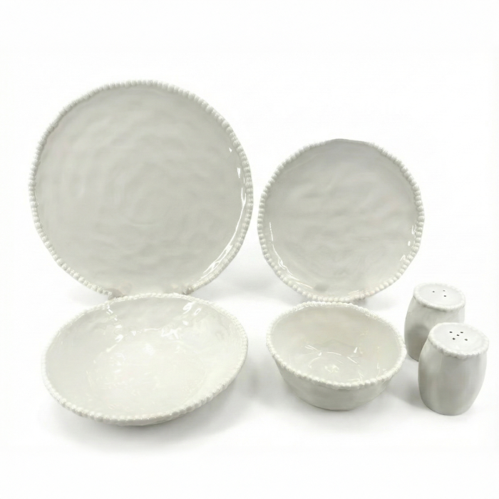 Pearly Porzellan-Tafelservice für 6 Personen