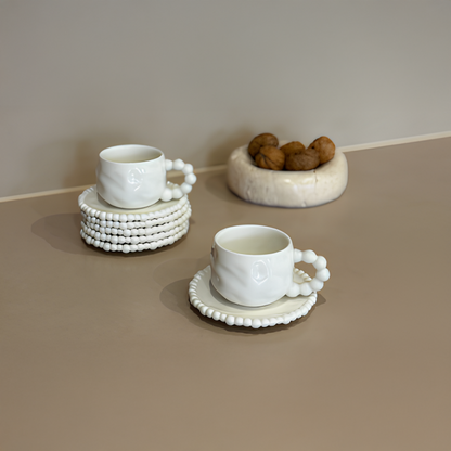 Pearly Mokkatassen Set
