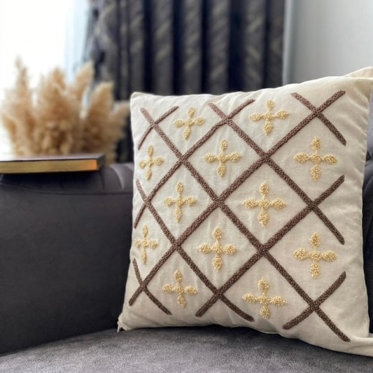 Ipekçe Punch Kissenbezug - Kırlent Kılıfı