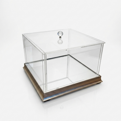 Pleksi Cam Sandık – Plexiglas Truhe für Çeyiz in Silber