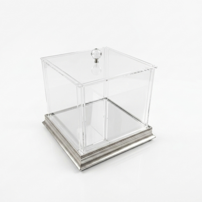 Pleksi Cam Sandık – Plexiglas Truhe für Çeyiz in Silber