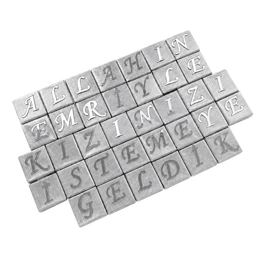 Spar-Bundle - Isteme Buchstaben und Schokolade, Silber