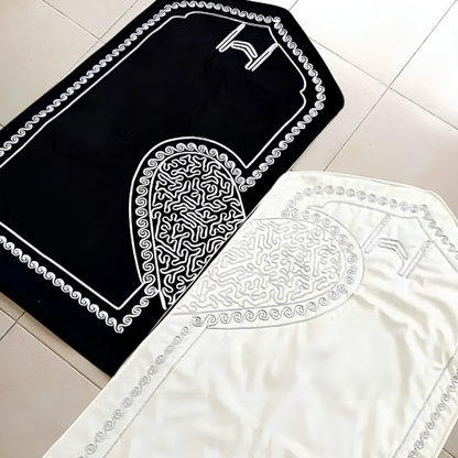 Kalplı Çift Seccade - Gebetsteppich-Set für Paare