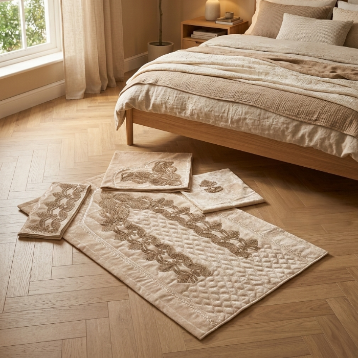 Gebetsteppich Bohça Çeyiz Set, 4-teilig