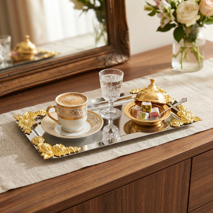 Kaffee Serviertablett - Türk Kahve Sunum Tepsi