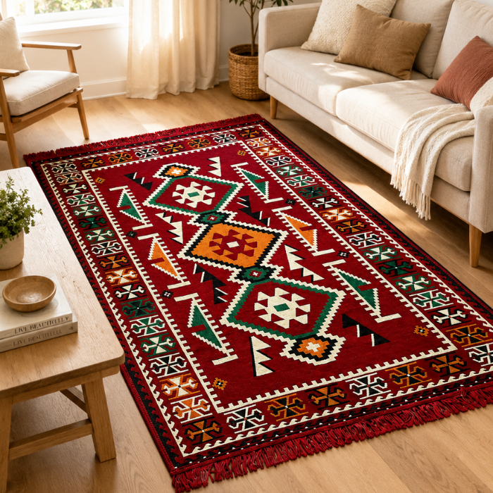 Ceren Şark Kilim - Kelim Teppich