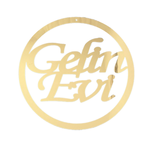 Plexiglas Türschild Deko - Kapı Süsü - Gelin Evi