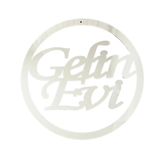 Plexiglas Türschild Deko - Kapı Süsü - Gelin Evi