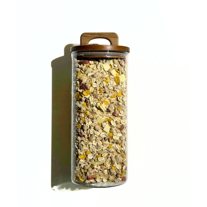 Vorratsgläser Henkel Akaziendeckel, 1500ml