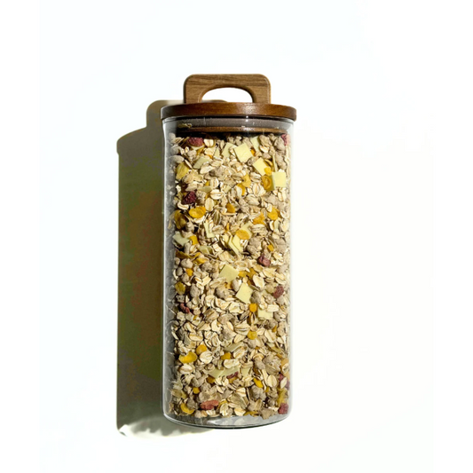 Vorratsgläser Henkel Akaziendeckel, 1500ml