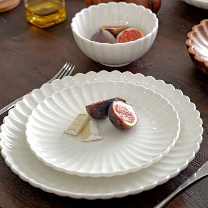 Zoha Lotus Porzellan-Tafelservice für 6 Personen