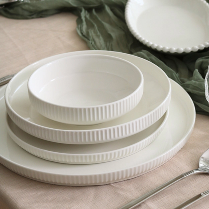 Zoha Relief Porzellan-Tafelservice für 6 Personen